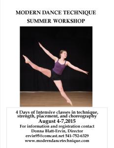 MDT SUMMER DANCE WORKSHOP 2015
